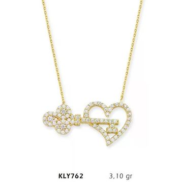 Harem Altın KLY762 14 Ayar Anahtar & Kalp Altın Kolye