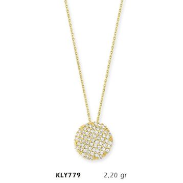 Harem Altın KLY779 14 Ayar Altın Top Kolye