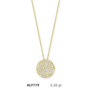 Harem Altın KLY779 14 Ayar Altın Top Kolye