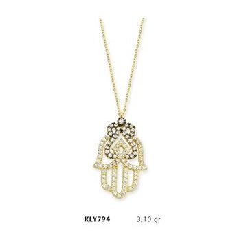 Harem Altın KLY794 14 Ayar Altın Fatma Eli Kolye