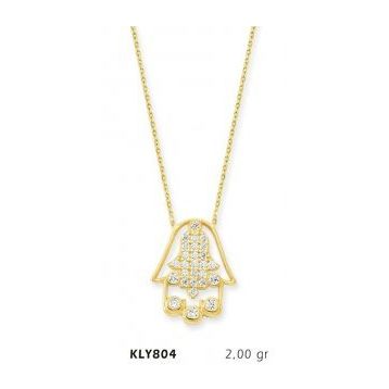 Harem Altın KLY804 14 Ayar Altın Fatma Eli Kolye