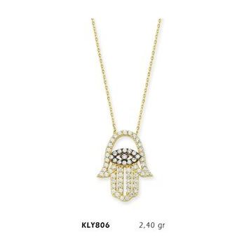 Harem Altın KLY806 14 Ayar Altın Fatma Eli Kolye