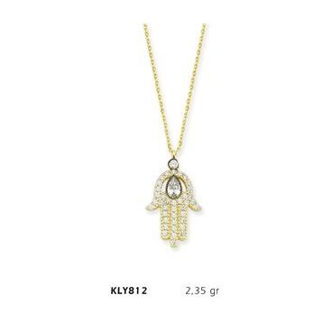 Harem Altın KLY812 14 Ayar Altın Fatma Eli Kolye