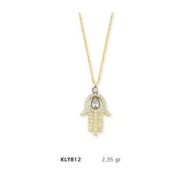 Harem Altın KLY812 14 Ayar Altın Fatma Eli Kolye