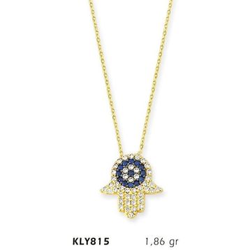Harem Altın KLY815 14 Ayar Altın Fatma Eli Kolye