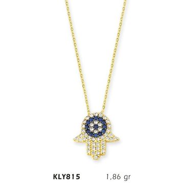 Harem Altın KLY815 14 Ayar Altın Fatma Eli Kolye