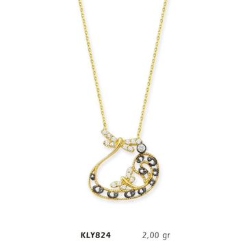 Harem Altın KLY824 14 Ayar Altın Vav Kolye