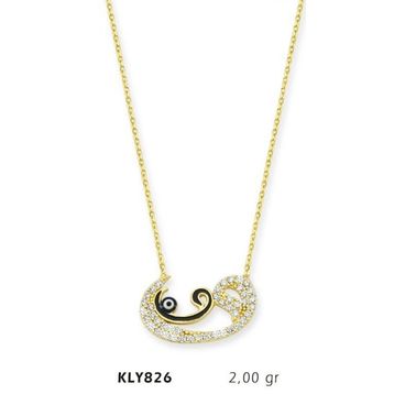 Harem Altın KLY826 14 Ayar Altın Vav Kolye