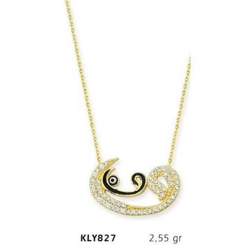 Harem Altın KLY827 14 Ayar Altın Vav Kolye