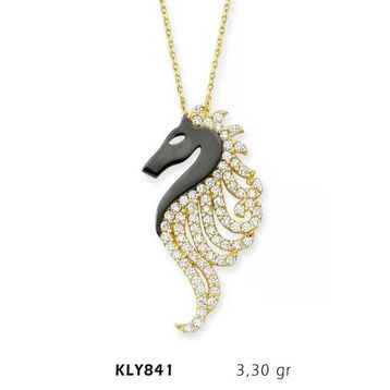 Harem Altın KLY841 14 Ayar Deniz Atı Altın Kolye