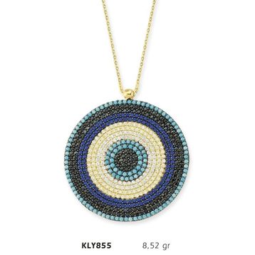 Harem Altın KLY855 14 Ayar Nazar Boncugu Altın Kolye
