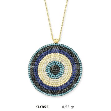 Harem Altın KLY855 14 Ayar Nazar Boncugu Altın Kolye