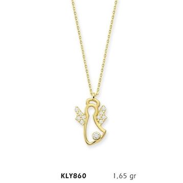 Harem Altın KLY860 14 Ayar Melek Altın Kolye