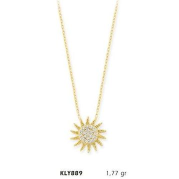 Harem Altın KLY889 14 Ayar Altın Güneş Kolye