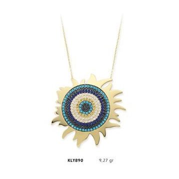 Harem Altın KLY890 14 Ayar Altın Güneş Kolye
