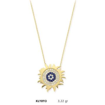 Harem Altın KLY893 14 Ayar Altın Güneş Kolye