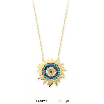 Harem Altın KLY894 14 Ayar Altın Güneş Kolye