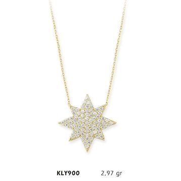 Harem Altın KLY900 14 Ayar Altın Güneş Kolye