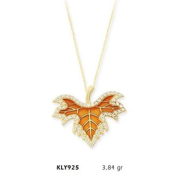Harem Altın KLY925 14 Ayar Altın Yaprak Kolye