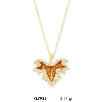 Harem Altın KLY926 14 Ayar Altın Yaprak Kolye