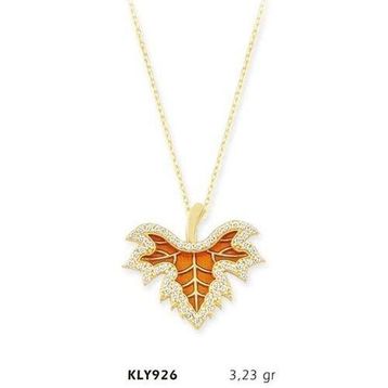 Harem Altın KLY926 14 Ayar Altın Yaprak Kolye