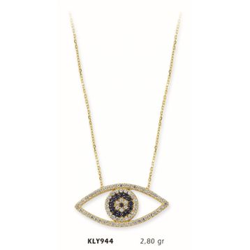 Harem Altın KLY944 14 Ayar Altın Göz Kolye