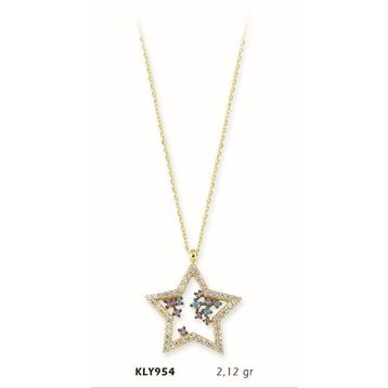 Harem Altın KLY954 14 Ayar Altın Yıldız Kolye