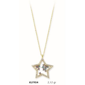 Harem Altın KLY954 14 Ayar Altın Yıldız Kolye