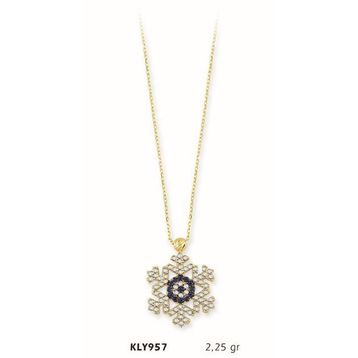 Harem Altın KLY957 14 Ayar Altın Kar Tanesi Kolye