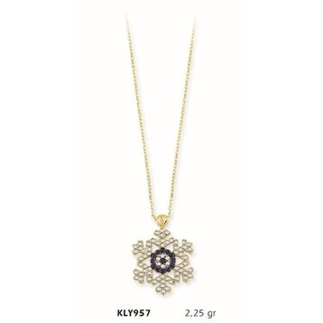 Harem Altın KLY957 14 Ayar Altın Kar Tanesi Kolye
