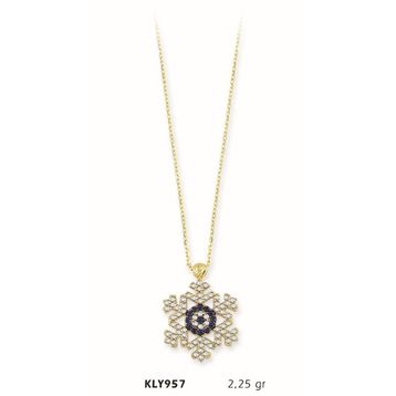 Harem Altın KLY957 14 Ayar Altın Kar Tanesi Kolye