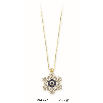 Harem Altın KLY957 14 Ayar Altın Kar Tanesi Kolye