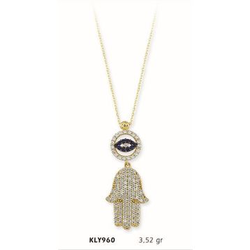 Harem Altın KLY960 14 Ayar Altın Fatmanın Eli Kolye