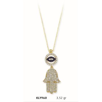 Harem Altın KLY960 14 Ayar Altın Fatmanın Eli Kolye