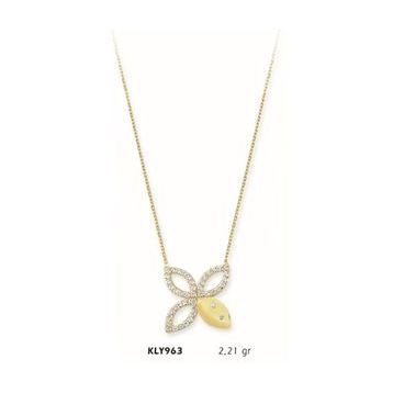 Harem Altın KLY963 14 Ayar Altın Kelebek Kolye