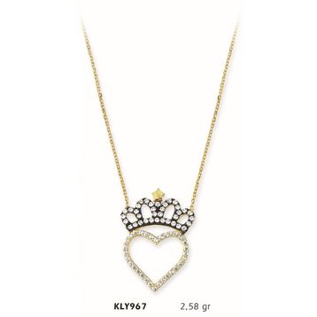 Harem Altın KLY967 14 Ayar Altın Kalp Kolye