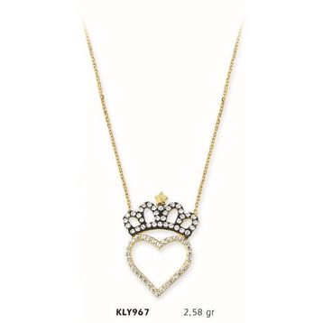 Harem Altın KLY967 14 Ayar Altın Kalp Kolye
