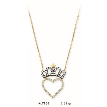 Harem Altın KLY967 14 Ayar Altın Kalp Kolye