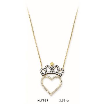 Harem Altın KLY967 14 Ayar Altın Kalp Kolye