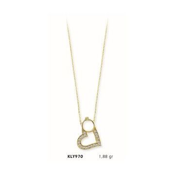 Harem Altın KLY970 14 Ayar Altın Kalp Kolye