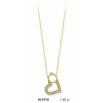 Harem Altın KLY970 14 Ayar Altın Kalp Kolye