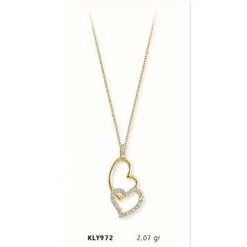 Harem Altın KLY972 14 Ayar Altın Kalp Kolye
