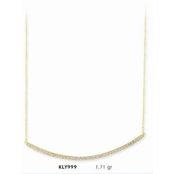 Harem Altın KLY999 14 Ayar Altın Tek Sıra Kolye