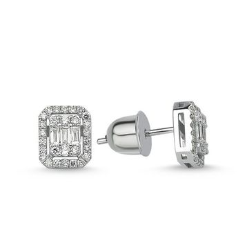 Harem Altın KPB10 0.69 Carat F Renk Pırlanta Küpe