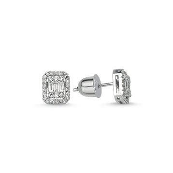 Harem Altın KPB10 0.69 Carat F Renk Pırlanta Küpe