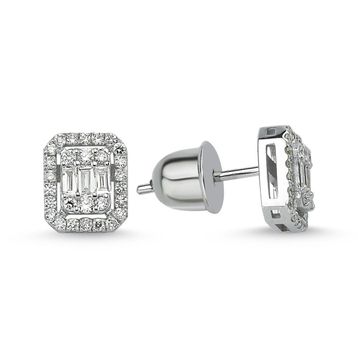 Harem Altın KPB10 0.69 Carat F Renk Pırlanta Küpe