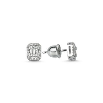 Harem Altın KPB9 Kadın 0.32 Carat F Renk Pırlanta Küpe