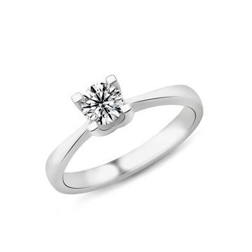 Harem Altın PR100 0.51 ct F Renk Hrd Sertifikalı Pırlanta Tektaş Yüzük