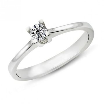 Harem Altın PR107 0.22 ct D Renk Pırlanta Tektaş Yüzük