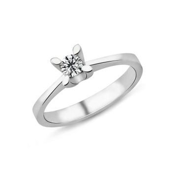 Harem Altın PR109 0.40 ct F Renk Hrd Sertifikalı Pırlanta Tektaş Yüzük